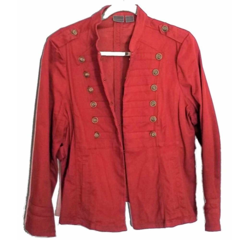 Chico's Jacket Strong Orange